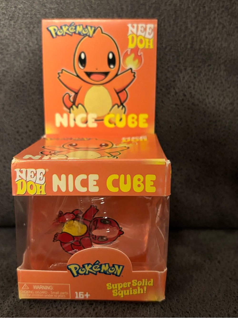 Pokémon Charmander Orange Nice Cube Nee Doh Squishy
